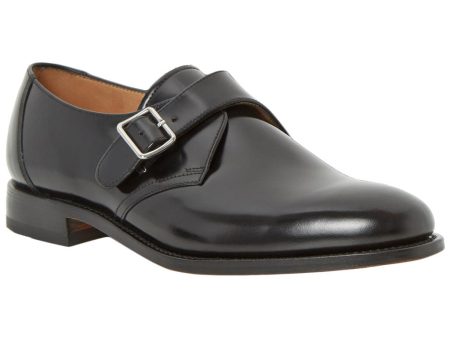 204 Polished Leather Professional Men s Monk Shoes Online Sale