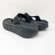 Hoka One One Unisex Ora Recovery Black Slip On Flip Flop Sandals Size M 7 W 9 Online now