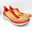 Hoka One One Mens Clifton 8 1119393 FBOR Orange Running Shoes Sneakers Sz 9.5 D Fashion