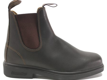 067 Water-Resistant Leather Unisex Chelsea Boots Supply