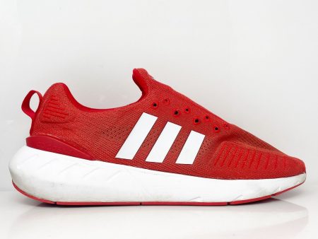 Adidas Mens Swift Run 22 GZ3497 Red Running Shoes Sneakers Size 13 For Sale