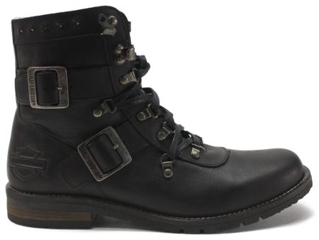 Harley Davidson Mens Boots Billings Lace-Up Ankle Biker - UK 8 Online now