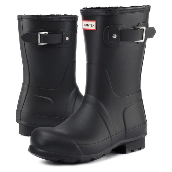 Original Insulated Rubber Men s Short Wellington Boots Hot on Sale