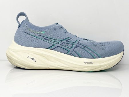 Asics Mens Gel Nimbus 26 1011B892 Blue Running Shoes Sneakers Size 9.5 Online Hot Sale