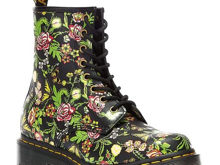 1460 Floral Bloom Backhand Leather Women s Ankle Boots Supply