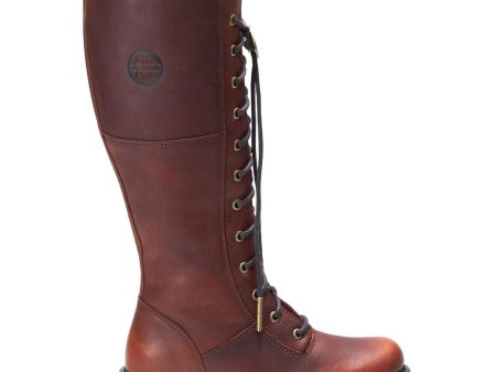 Walfield Full Grain Leather Women s Knee High Riding Boots on Sale