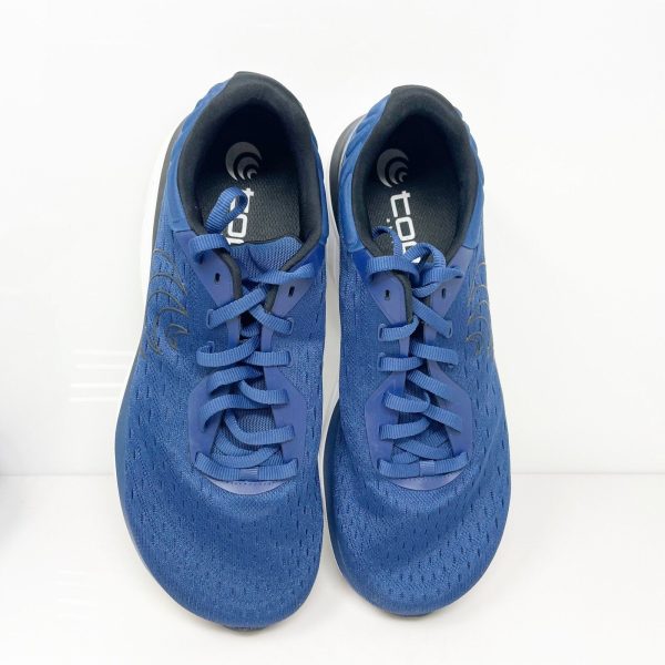 Topo Athletic Mens Atmos Blue Running Shoes Sneakers Size 9 Hot on Sale