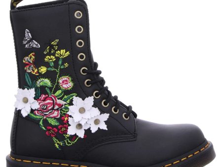 1490 Floral Bloom Nappa Leather Women s Mid-Calf Boots Fashion