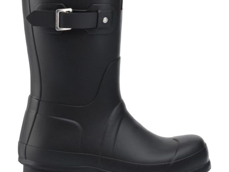 Original Insulated Rubber Men s Short Wellington Boots Hot on Sale