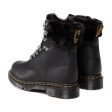 1460 Serena Collar Smooth Waxy Leather Women s Fur-lined Ankle Boots Sale