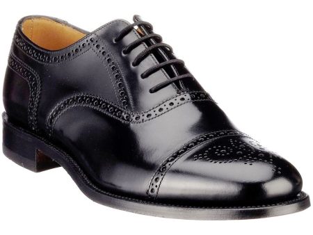 201 Polished Leather Men s Brogue Shoes Online now