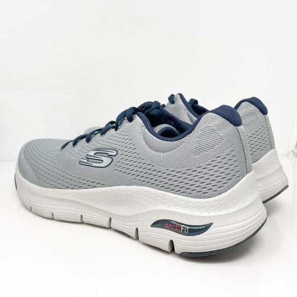 Skechers Mens Arch Fit 232040 Gray Running Shoes Sneakers Size 10 Online Hot Sale