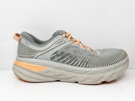 Hoka One One Womens Bondi 7 1110519 HMSH Gray Running Shoes Sneakers Size 9.5 Online now