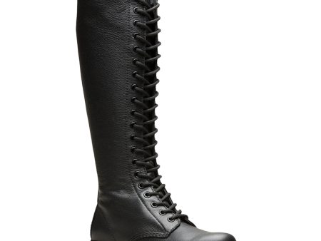 1B60 Virginia Leather Women s Knee-High Boots Online Hot Sale