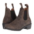 1677 Water-Resistant Leather Women s Heeled Chelsea Boots Online Hot Sale