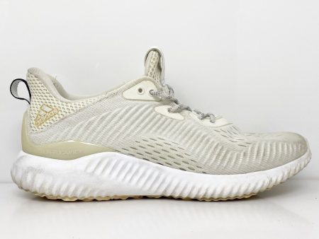 Adidas Womens Alphabounce EM BW1196 White Running Shoes Sneakers Size 8 Cheap