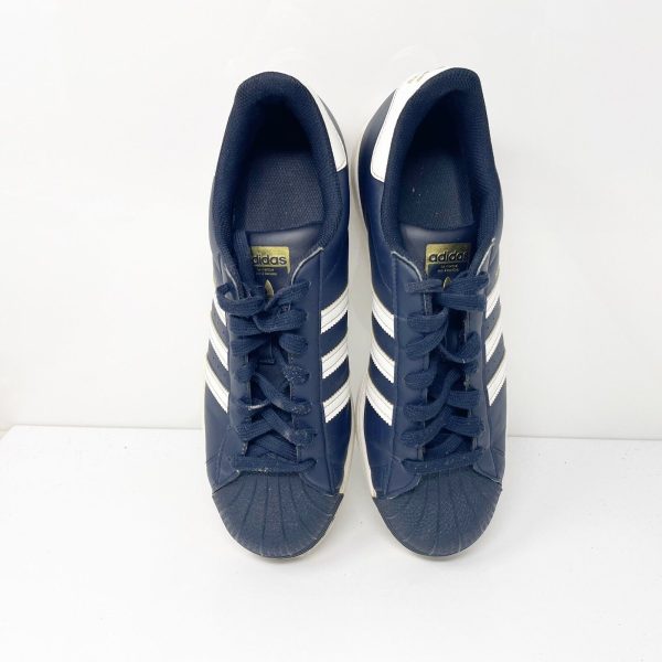 Adidas Mens Superstar GY5793 Blue Casual Shoes Sneakers Size 10.5 Hot on Sale