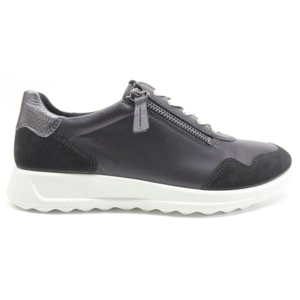 Flexure Runner Full Grain Leather Women s Low Top Sneakers Online Sale