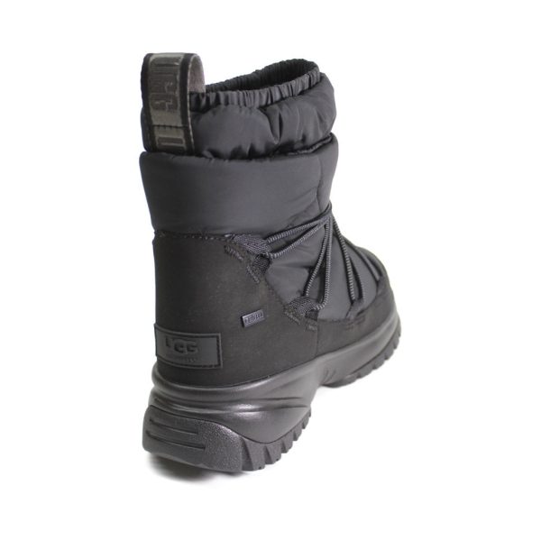 Yose Puffer Mid Leather Textile Synthetic Women s Snow Boots Discount