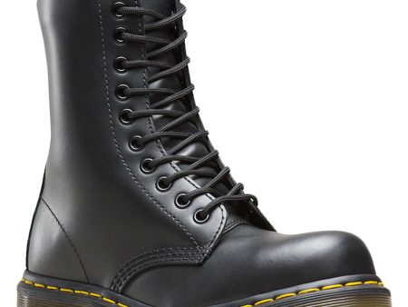 1919 Fine Haircell Leather Steel Toe Unisex Mid-Calf Boots Hot on Sale