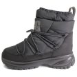 Yose Puffer Mid Leather Textile Synthetic Women s Snow Boots Discount