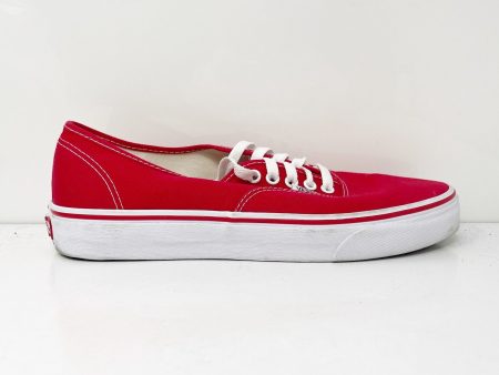 Vans Unisex Off The Wall TCL6 Red Casual Shoes Sneakers Size M 10.5 W 12 Online Sale