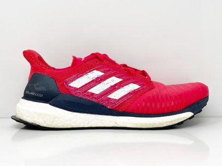 Adidas Mens Solar Boost D97434 Red Running Shoes Sneakers Size 8.5 Sale