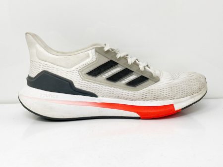 Adidas Mens EQ21 Run H00511 White Running Shoes Sneakers Size 10 For Sale