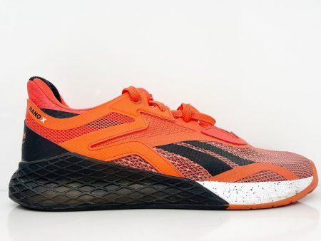 Reebok Mens Nano X EF7270 Orange Running Shoes Sneakers Size 10.5 Online