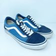 Vans Mens Off The Wall 721454 Blue Casual Shoes Sneakers Size 8.5 Sale