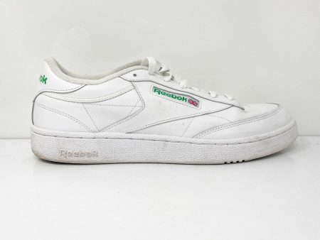 Reebok Mens Classic Club C 85 AR0456 White Casual Shoes Sneakers Size 11.5 Online Hot Sale