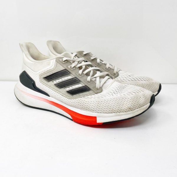 Adidas Mens EQ21 Run H00511 White Running Shoes Sneakers Size 10 For Sale