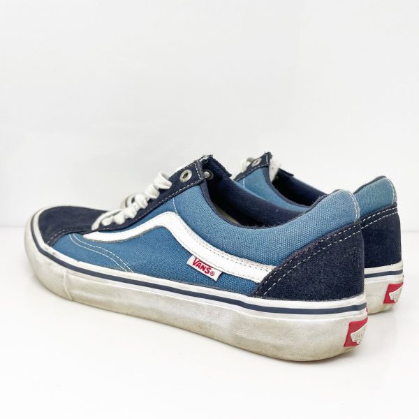 Vans Mens Off The Wall 721454 Blue Casual Shoes Sneakers Size 8.5 Sale