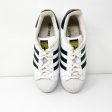 Adidas Mens Superstar C77124 White Casual Shoes Sneakers Size 9 Hot on Sale