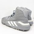 Adidas Mens Pro Bounce 2019 EF0474 Gray Basketball Shoes Sneakers Size 9 For Discount