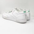 Reebok Mens Classic Club C 85 AR0456 White Casual Shoes Sneakers Size 11.5 Online Hot Sale