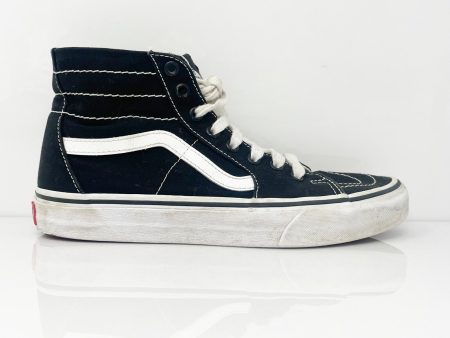 Vans Unisex Sk8 Hi 721454 Black Casual Shoes Sneakers Size M 7 W 8.5 on Sale