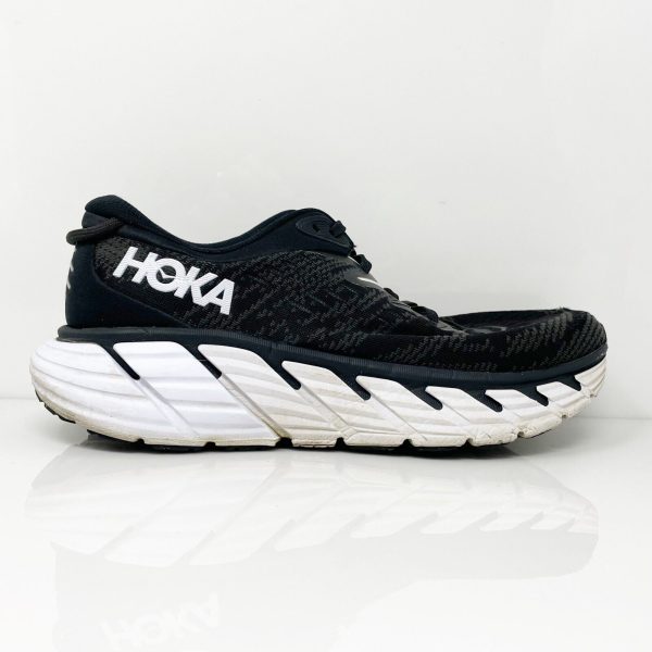 Hoka One One Womens Gaviota 4 1123199 BWHT Black Running Shoes Sneakers Sz 8.5 B Discount