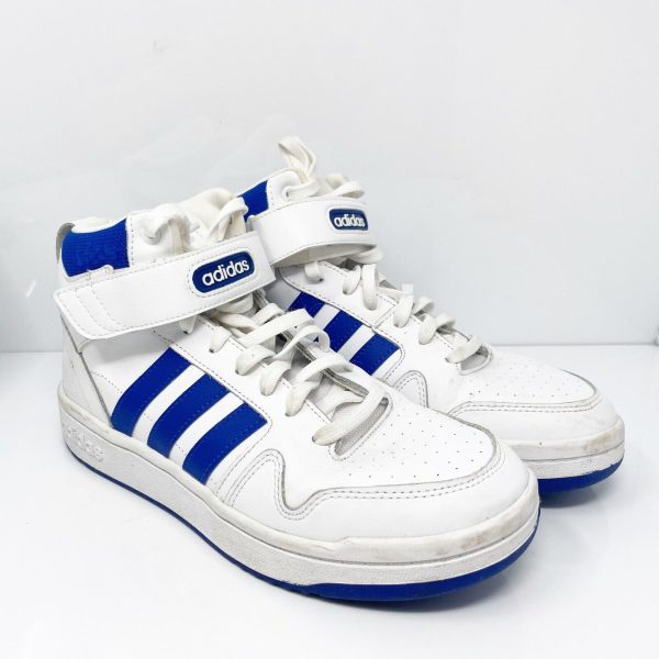 Adidas Mens Postmove Mid GW5525 White Basketball Shoes Sneakers Size 9 Online now