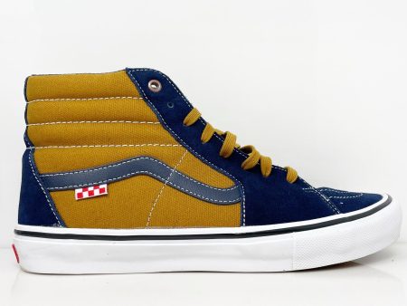 Vans Mens Sk8 Hi 500714 Blue Casual Shoes Sneakers Size 11 Discount