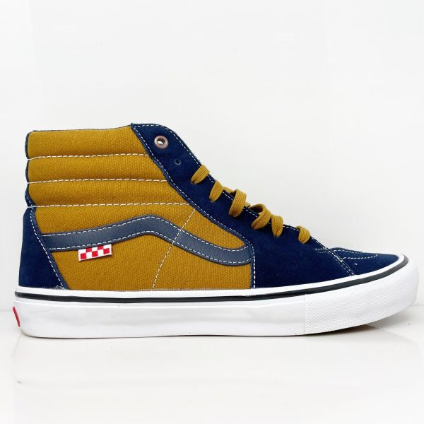 Vans Mens Sk8 Hi 500714 Blue Casual Shoes Sneakers Size 11 Discount