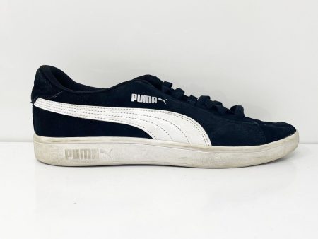 Puma Mens Smash V2 364989 01 Black Casual Shoes Sneakers Size 9.5 For Sale