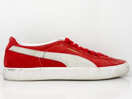 Puma Mens Suede Classic 374921-06 Red Casual Shoes Sneakers Size 12 For Cheap