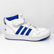 Adidas Mens Postmove Mid GW5525 White Basketball Shoes Sneakers Size 9 Online now