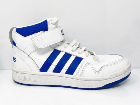 Adidas Mens Postmove Mid GW5525 White Basketball Shoes Sneakers Size 9 Online now