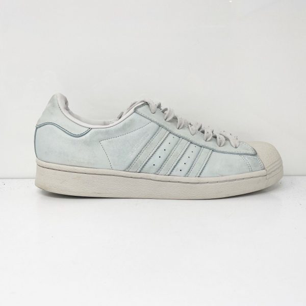 Adidas Mens Superstar GX3623 Gray Casual Shoes Sneakers Size 10.5 Discount