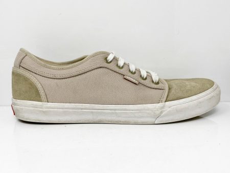 Vans Mens Chukka Low 721356 Beige Casual Shoes Sneakers Size 12 Online Hot Sale