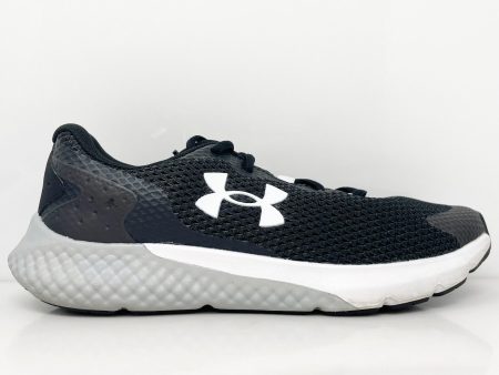 Under Armour Mens Charged Rogue 3 3026020-002 Black Running Shoes Sneakers 8 4E Sale