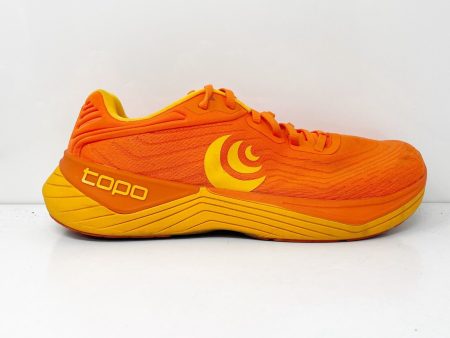 Topo Athletic Mens Ultrafly 5 Orange Running Shoes Sneakers Size 10 Online Sale