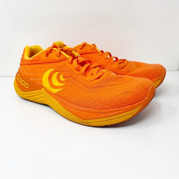 Topo Athletic Mens Ultrafly 5 Orange Running Shoes Sneakers Size 10 Online Sale